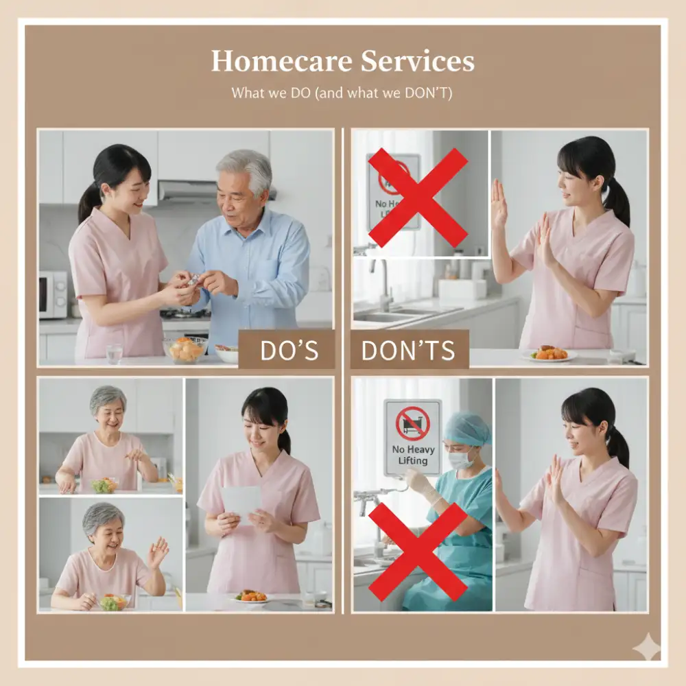 เข้าใจให้ตรงกัน! บริการ "Homecare ดูแลผู้สูงอายุ" ทำอะไรให้บ้าง? (และอะไรที่ไม่ได้รับทำ)